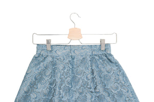 7sheets flare lace skirt