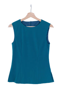 stretch smooth knit tops - emerald -