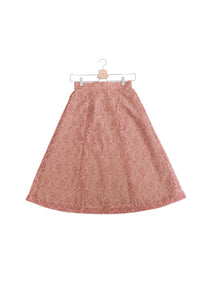 7sheets flare lace skirt