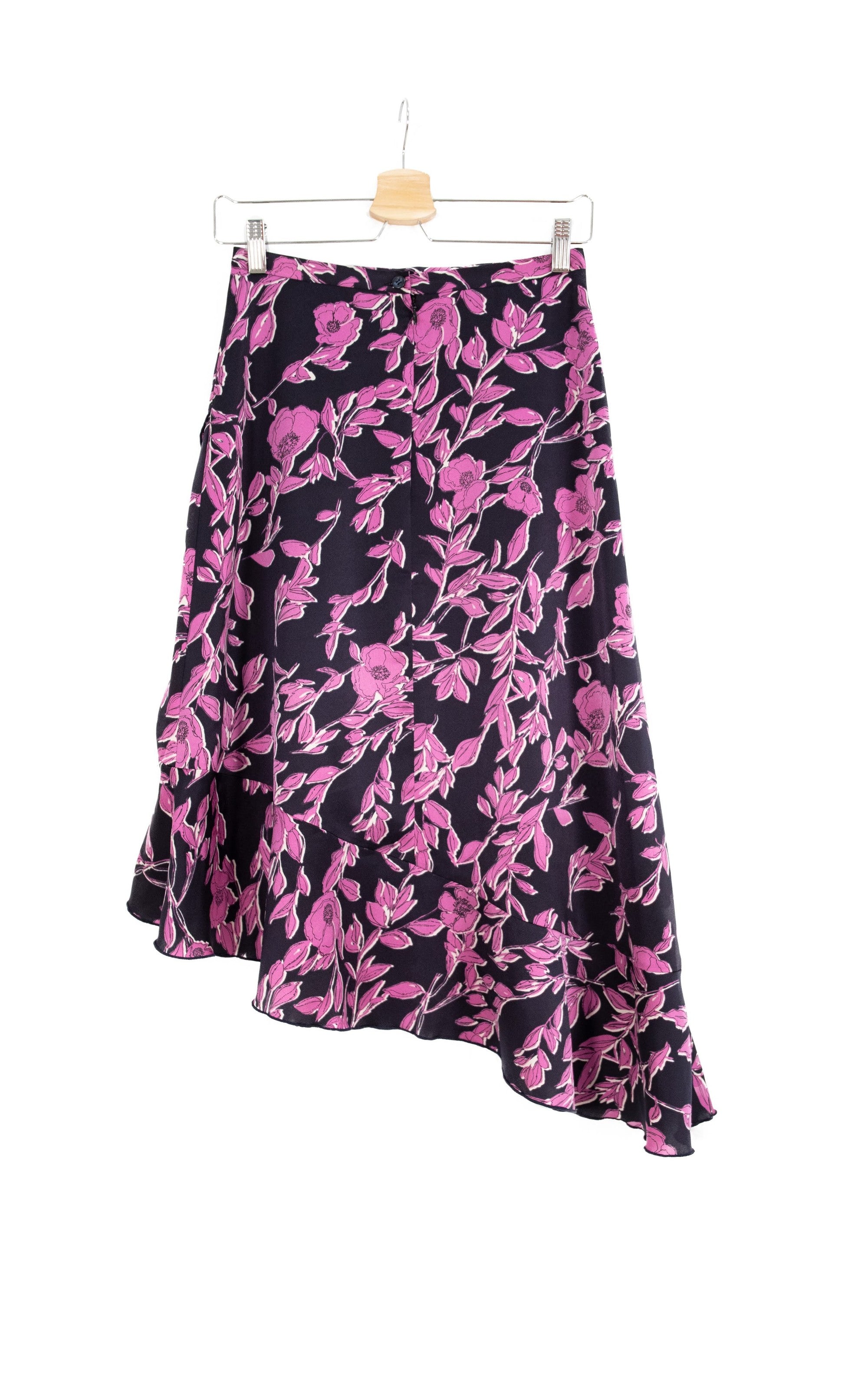 frill asymmetry flower skirt