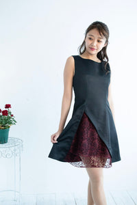 triangle lace dress